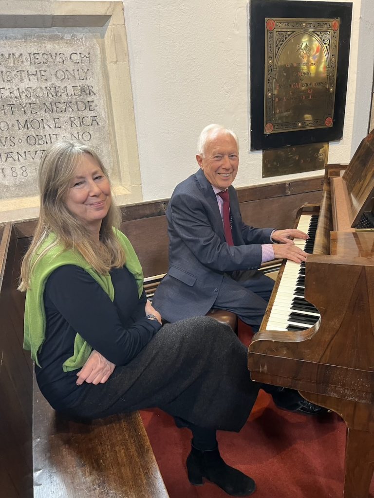 Eric plays the piano