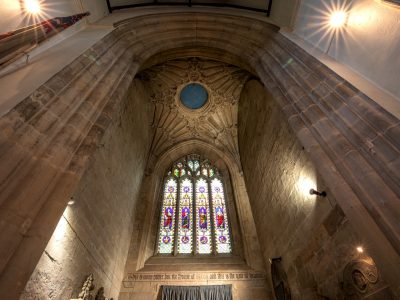 St Andrews fan vaulted ceiling St Andrews fan vaulted ceiling