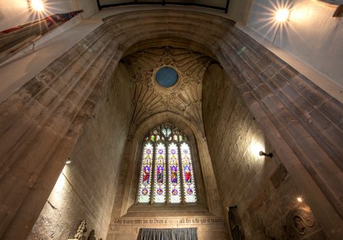 St Andrews fan vaulted ceiling St Andrews fan vaulted ceiling